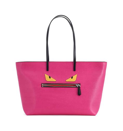 Fendi Monster Tote Bag, Pink 